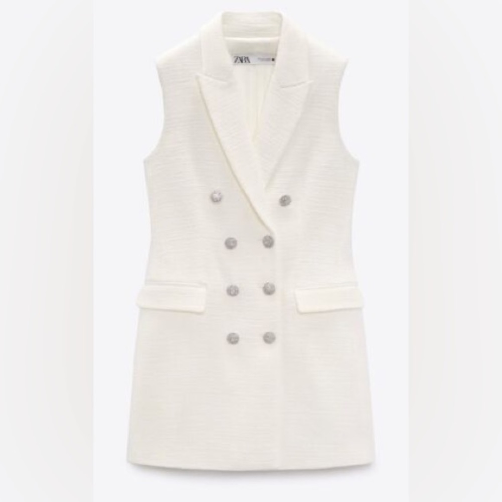 Zara Textured Vest Dress